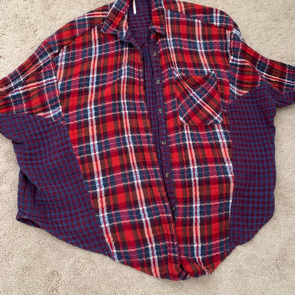 Plaid flannel shirt